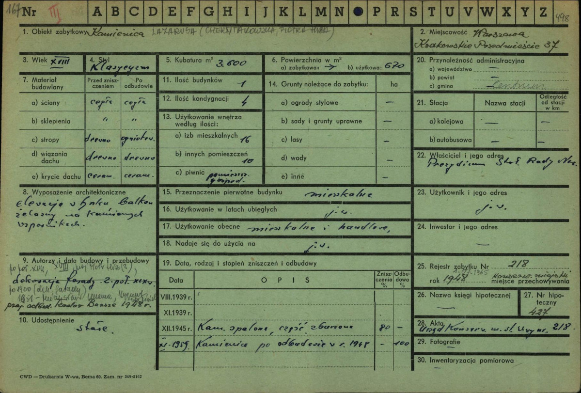 KZ - Karta zielona, skan nr 1