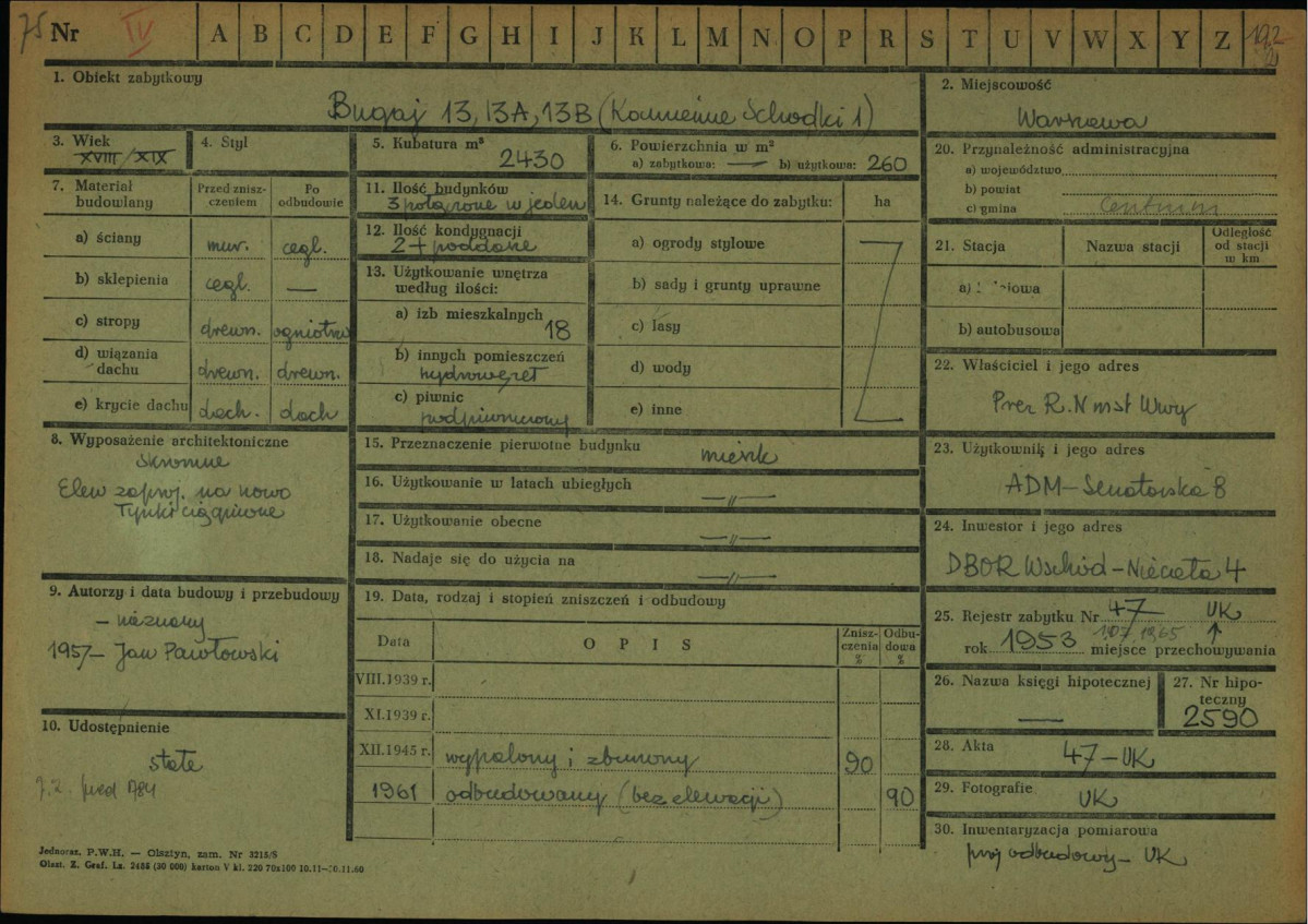 KZ - Karta zielona, skan nr 1