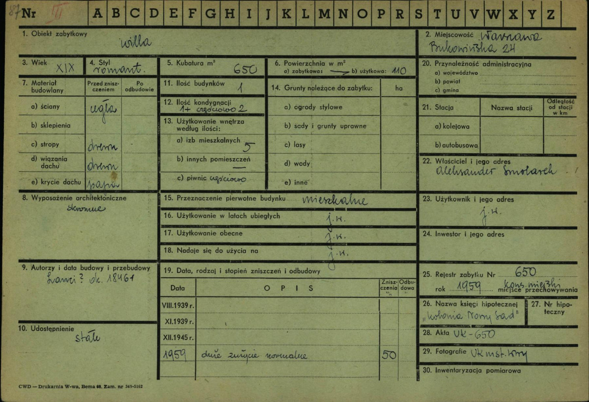 Karta zielona, skan nr 1
