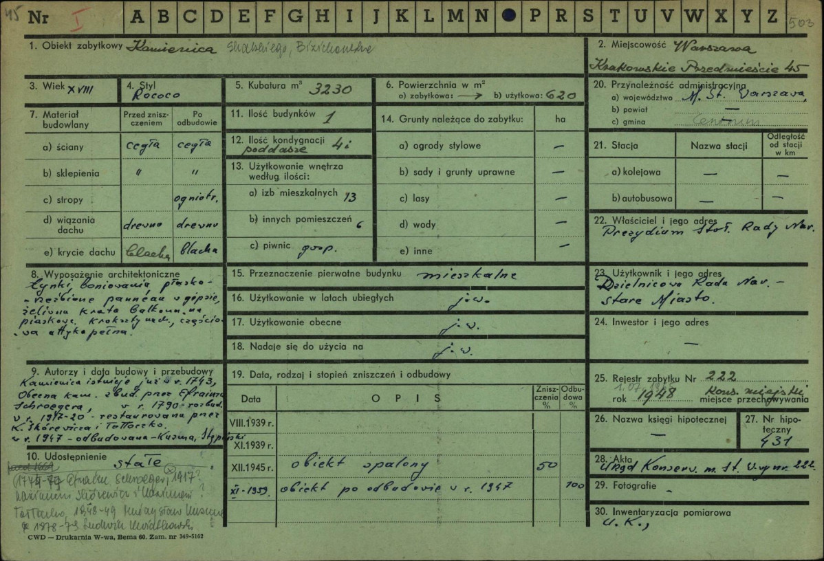 Karta zielona, skan nr 1