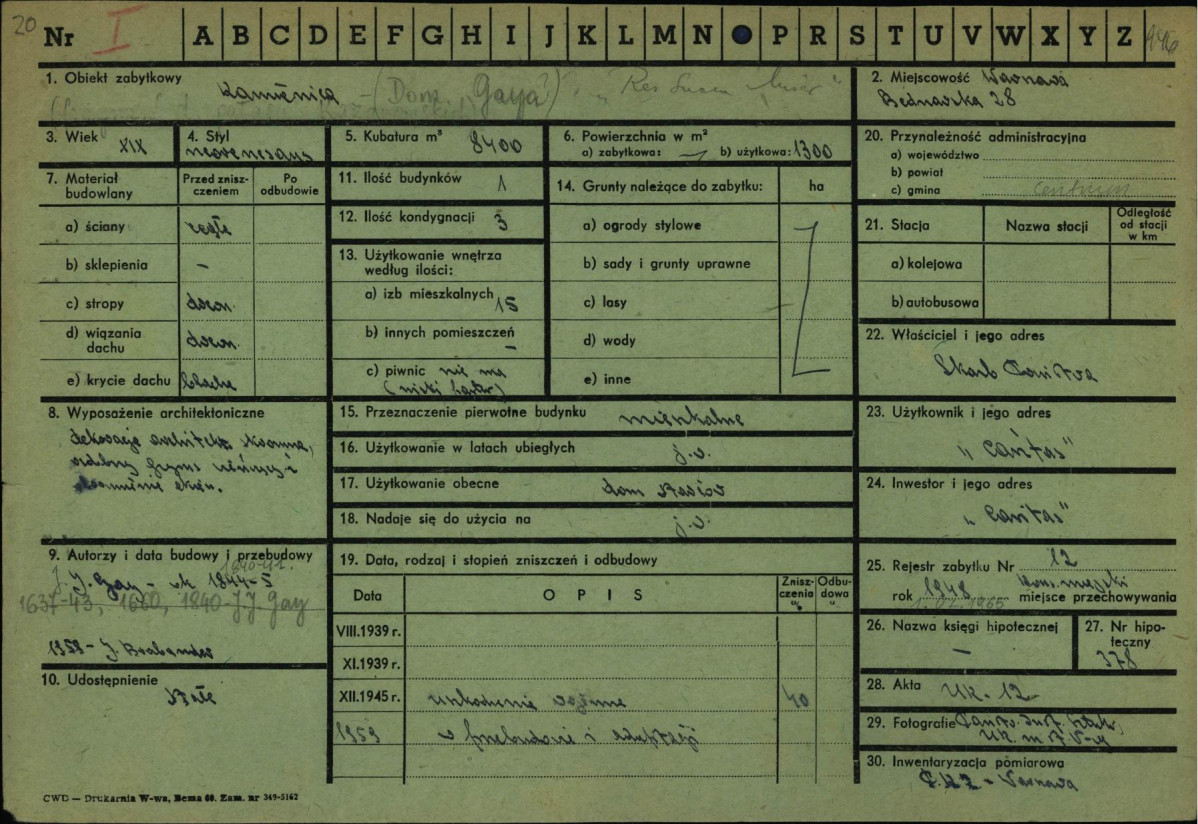 Karta zielona, skan nr 1