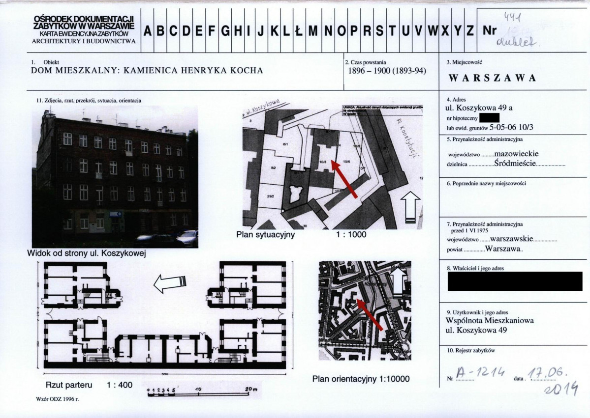 KB - Karta biała, skan nr 1