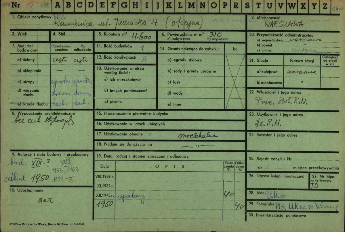 Karta zielona, skan nr 1