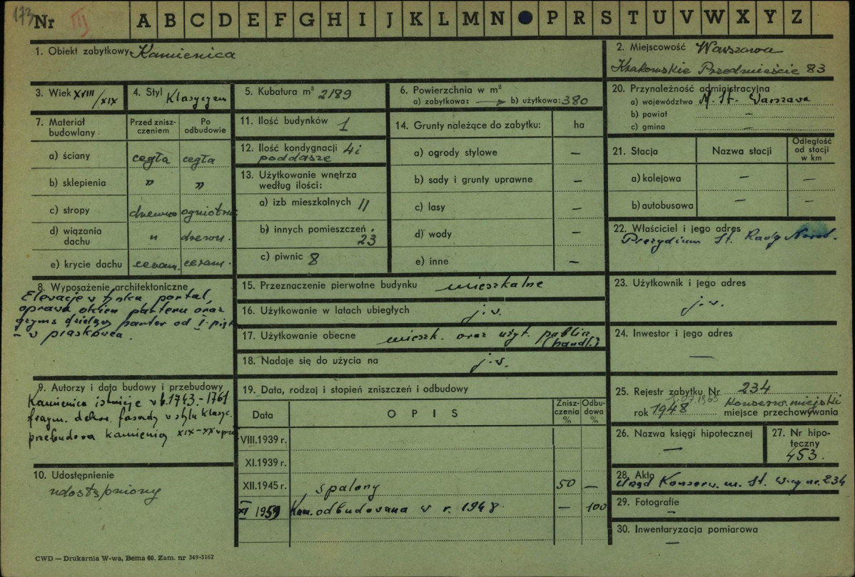 Karta zielona, skan nr 1