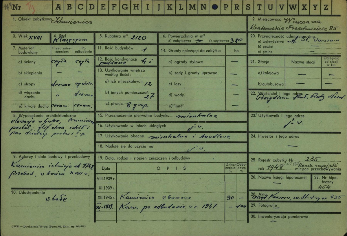 Karta zielona, skan nr 1