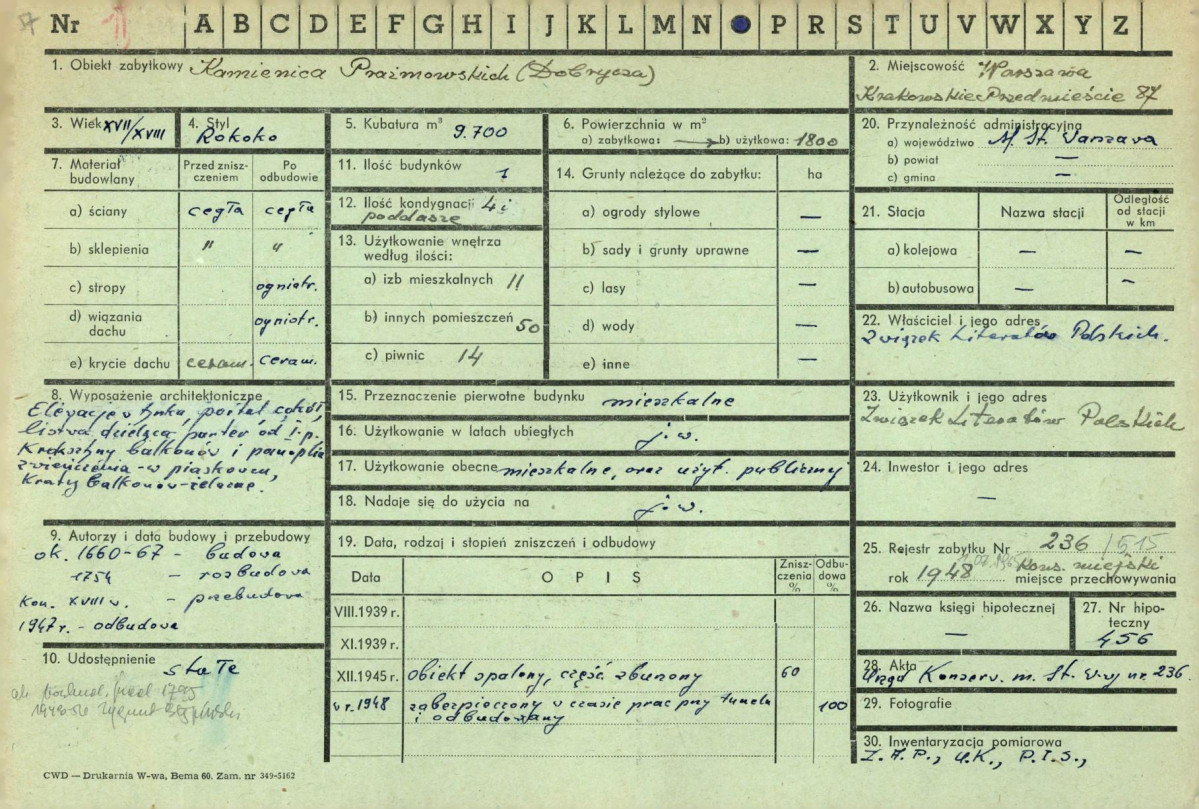 Karta zielona, skan nr 1