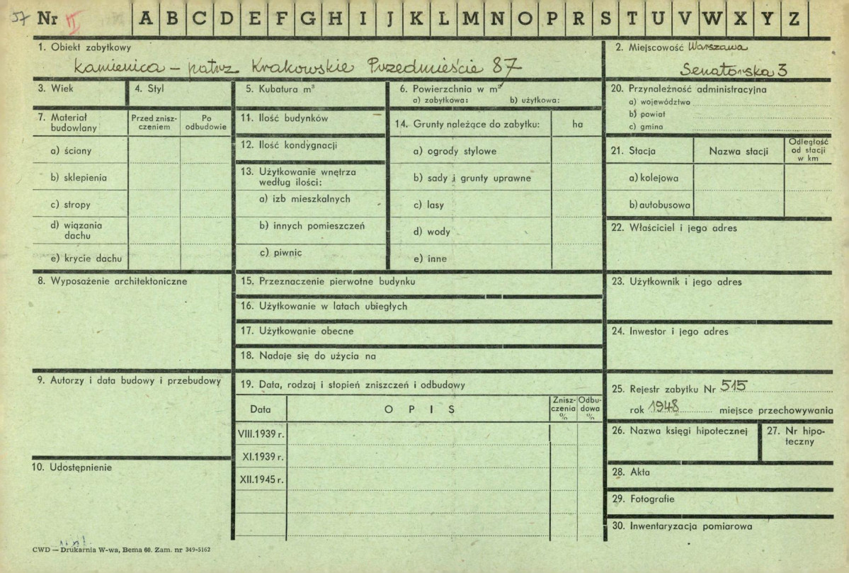 Karta zielona, skan nr 3
