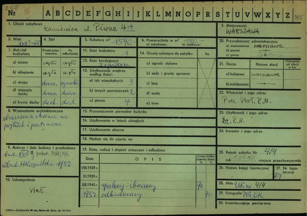 Karta zielona, skan nr 1