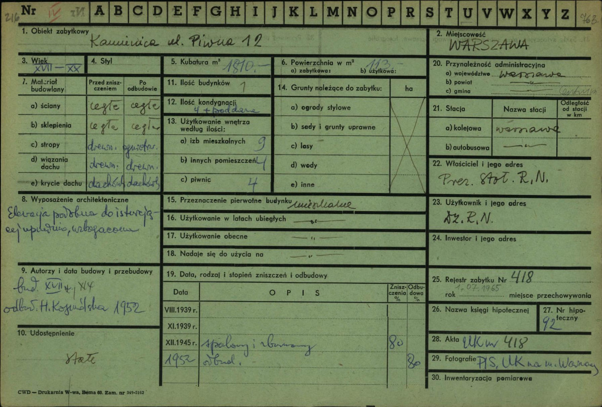 Karta zielona, skan nr 1