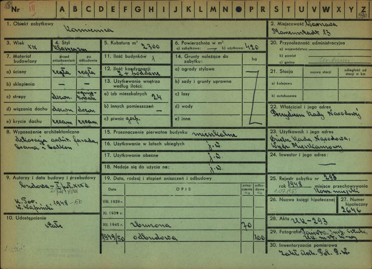 Karta zielona, skan nr 1