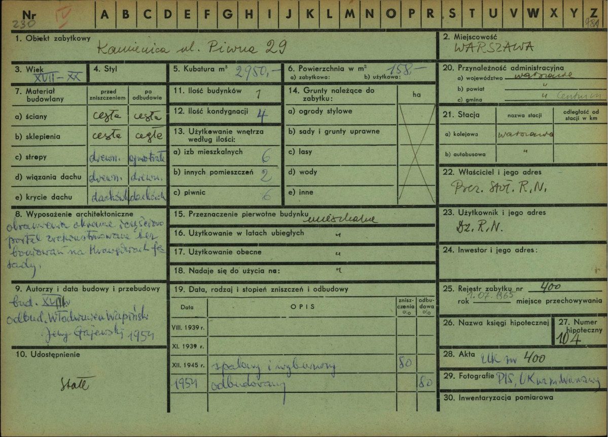 Karta zielona, skan nr 1