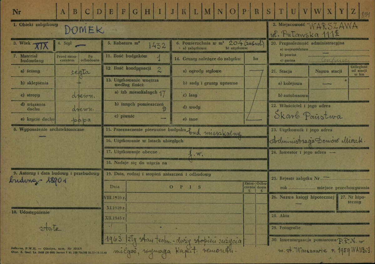 KZ - Karta zielona, skan nr 1