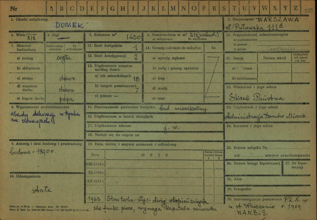 KZ - Karta zielona, skan nr 1