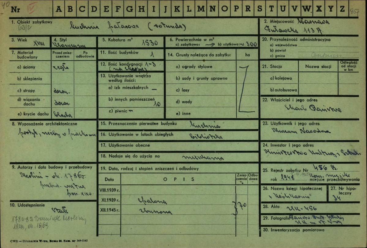 Karta zielona, skan nr 1