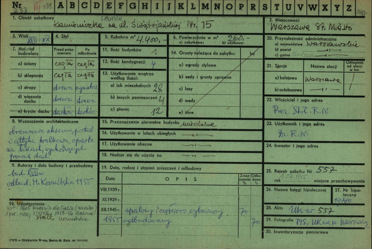 Karta zielona, skan nr 1