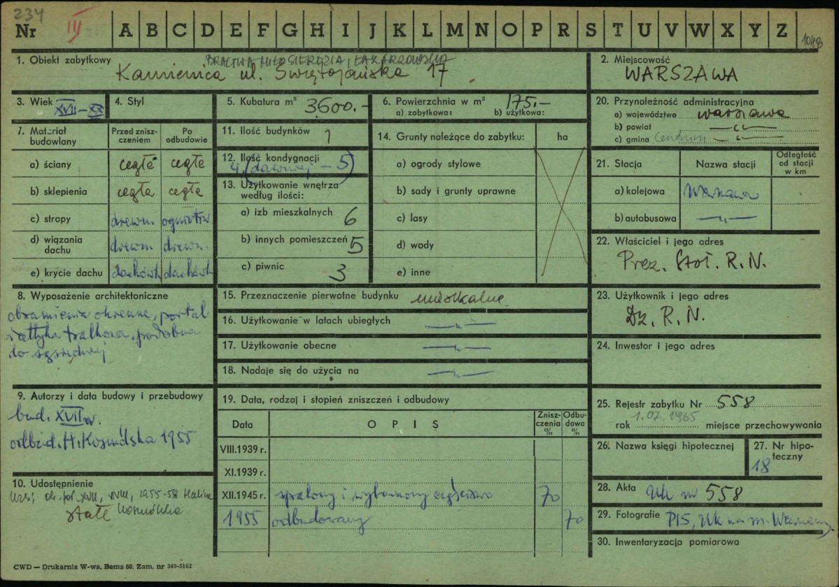 Karta zielona, skan nr 1