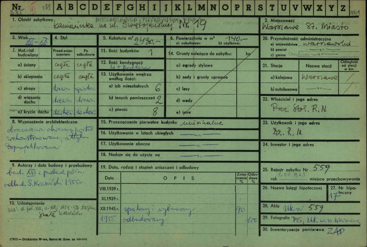 Karta zielona, skan nr 1