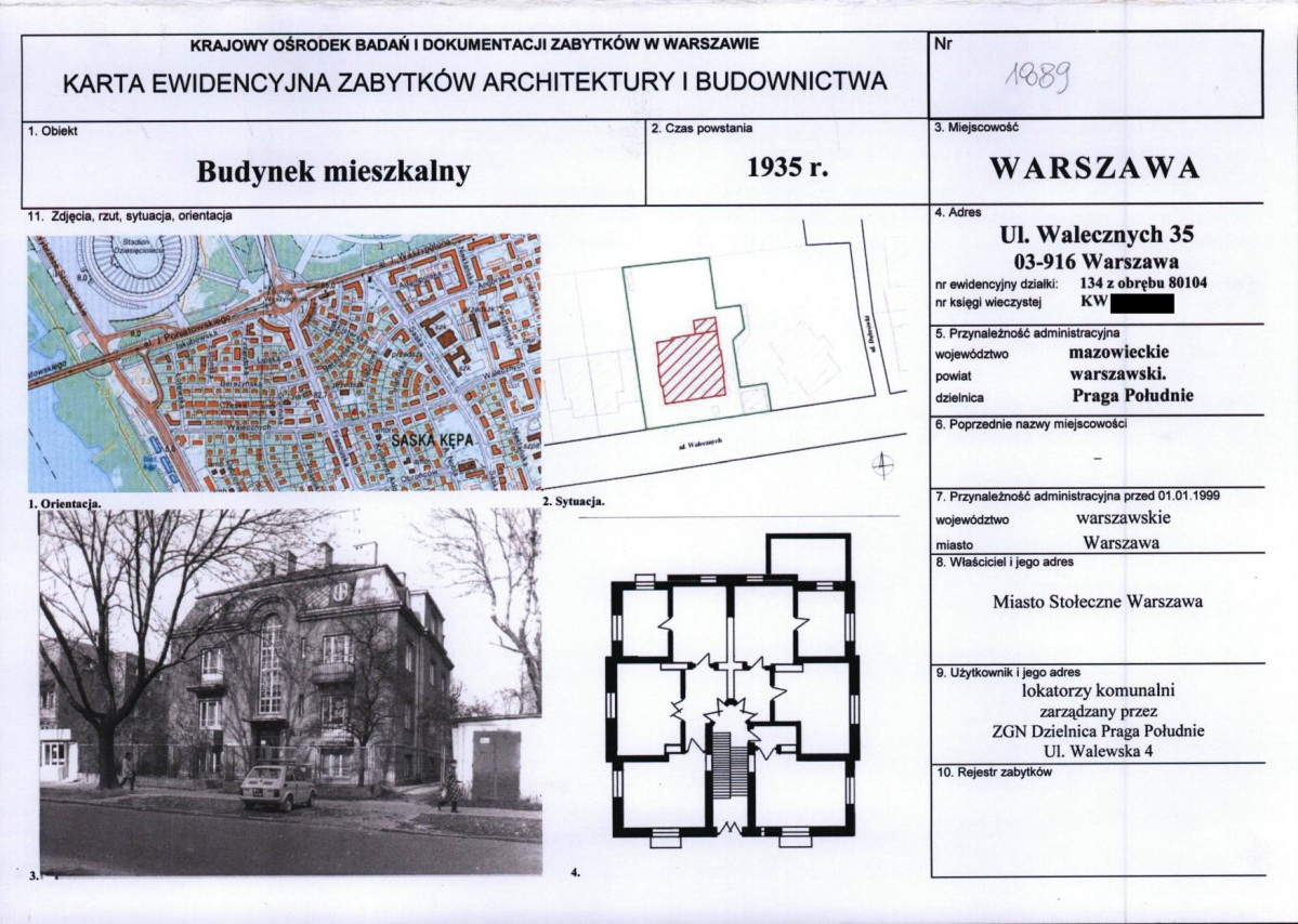 KB - Karta biała, skan nr 1