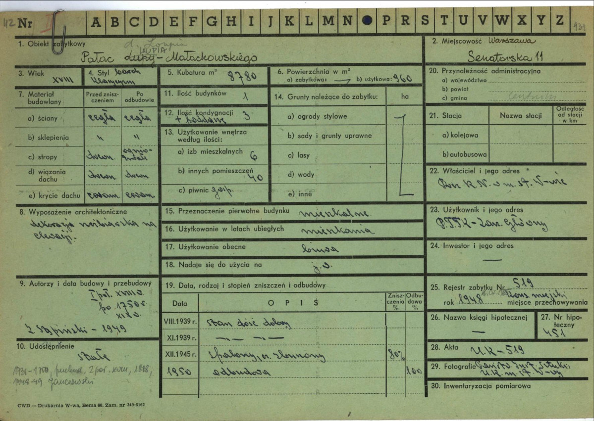 Karta zielona, skan nr 1