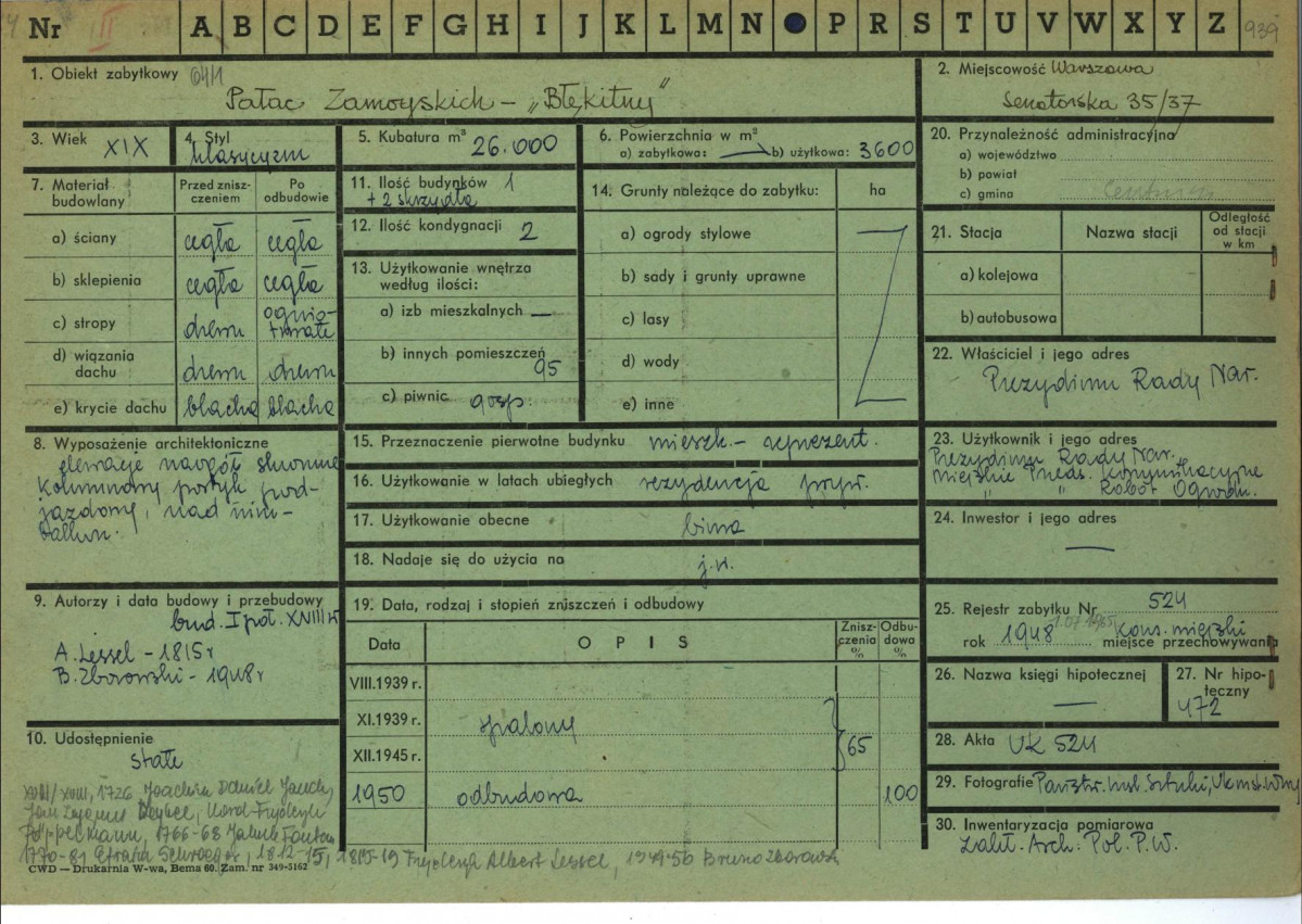 Karta zielona, skan nr 1