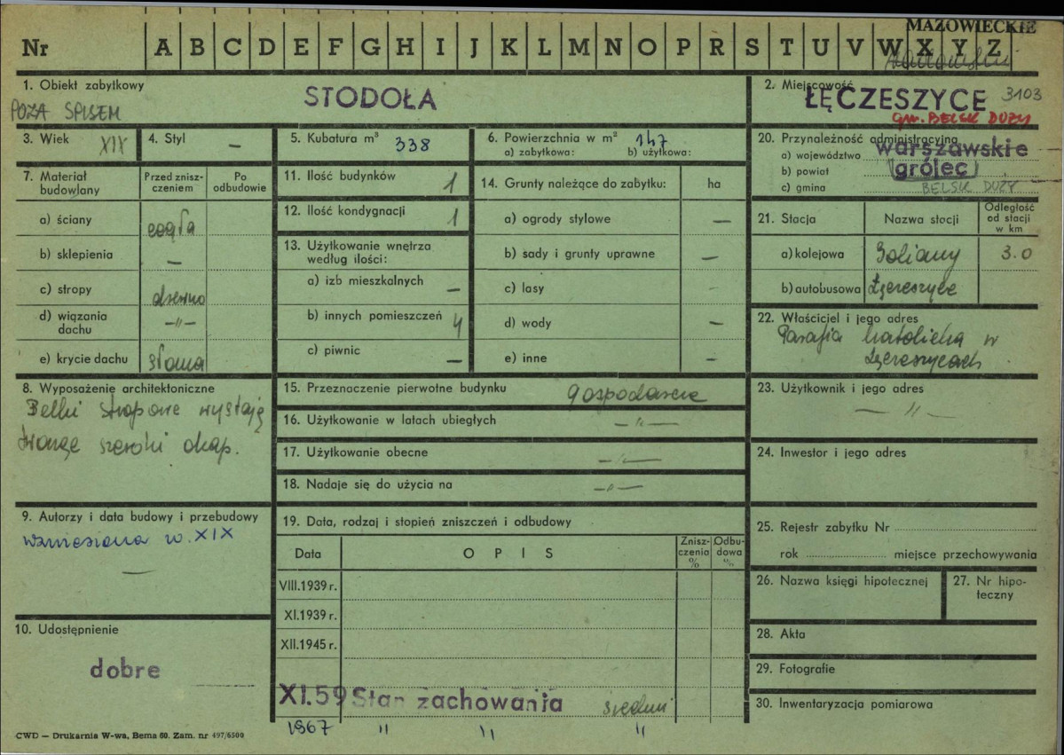 KZ - Karta zielona, skan nr 1