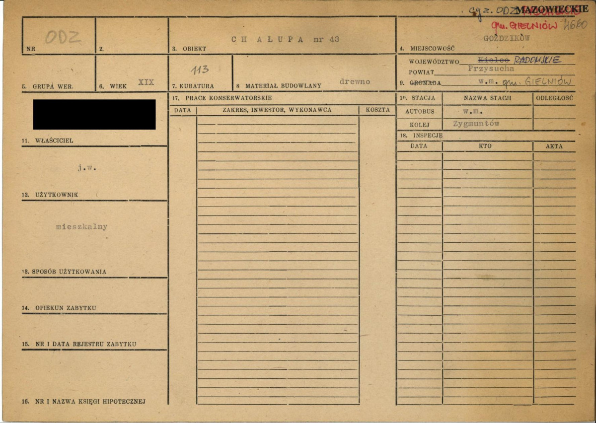 KZ - Karta zielona, skan nr 1