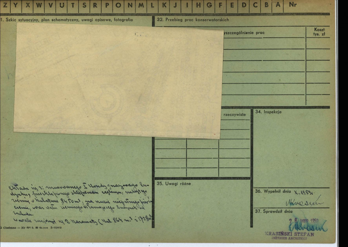 Karta zielona, skan nr 2