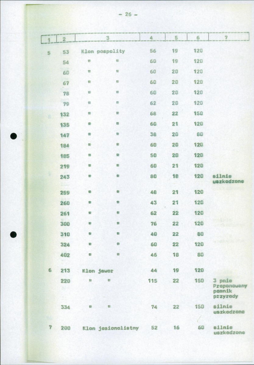 Ewidencja parkowa, skan nr 33