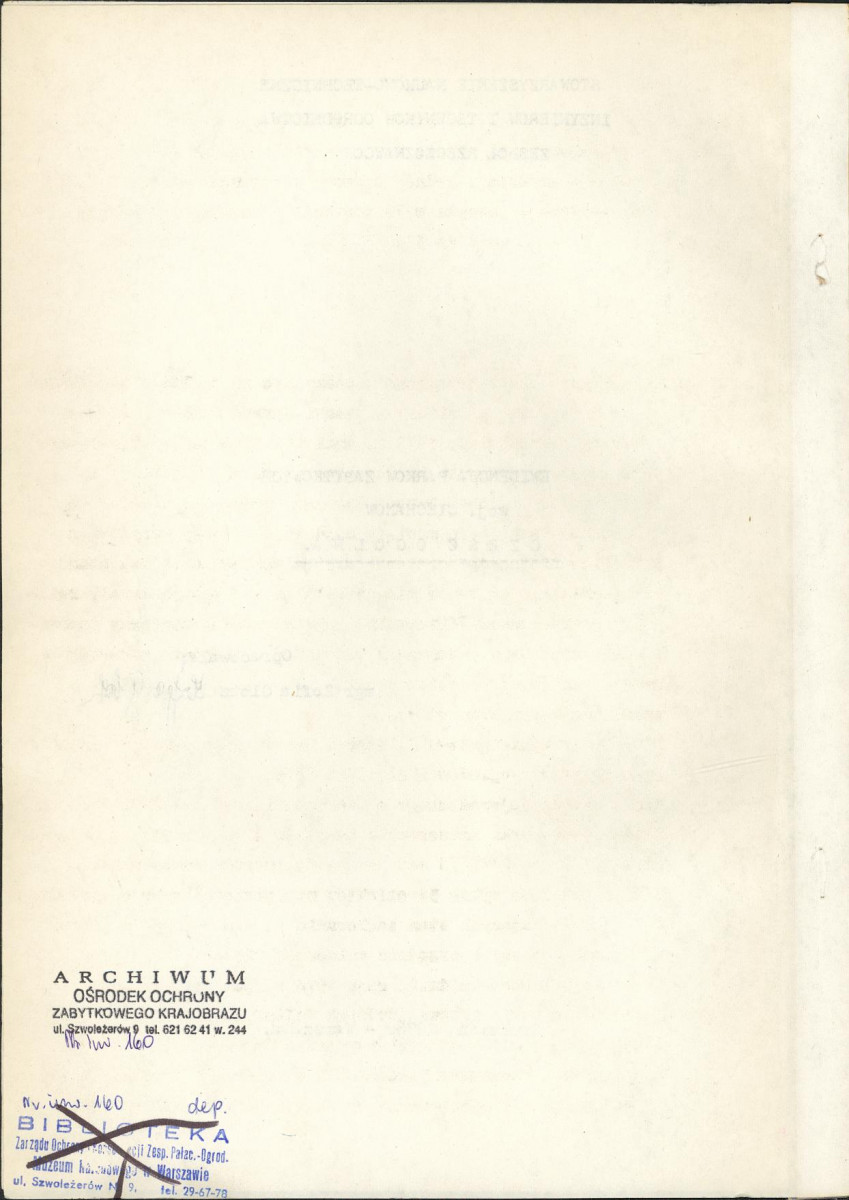 EP - Ewidencja parkowa, skan nr 2