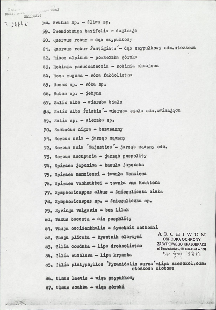 EP - Ewidencja parkowa, skan nr 73