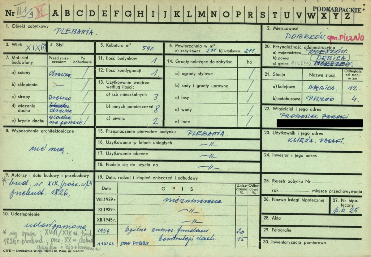 KZ - Karta zielona, skan nr 1