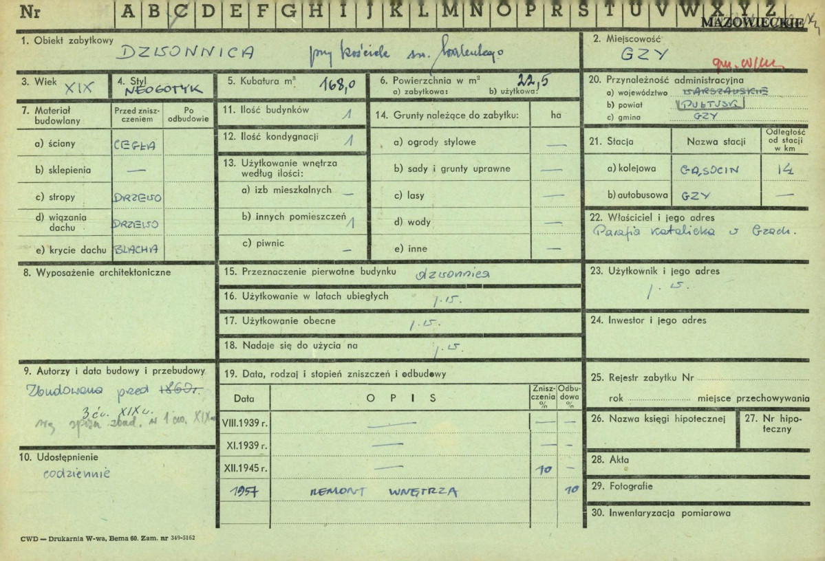 KZ - Karta zielona, skan nr 1