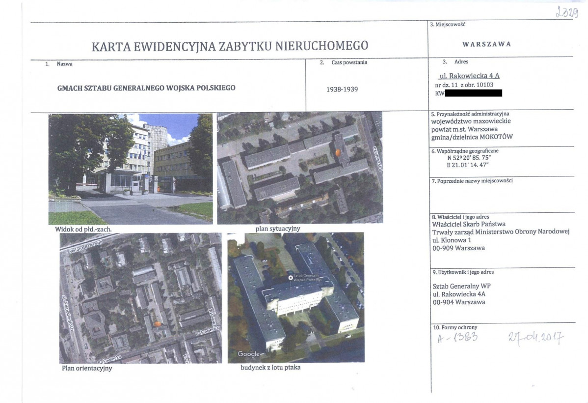 KB - Karta biała, skan nr 1