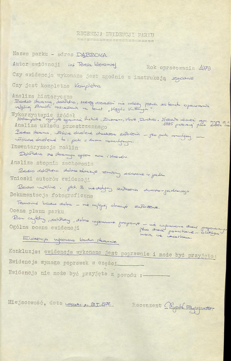 Ewidencja parkowa, skan nr 4