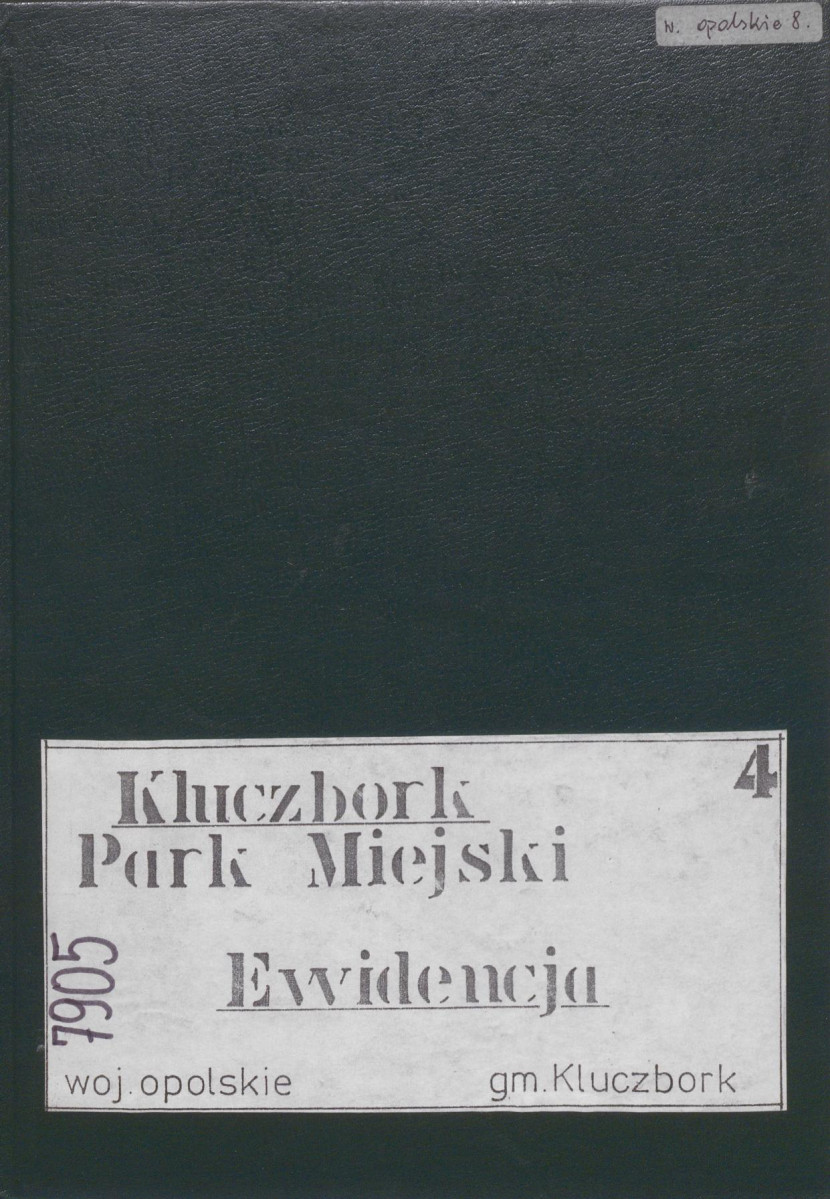 EP - Ewidencja parkowa, skan nr 1