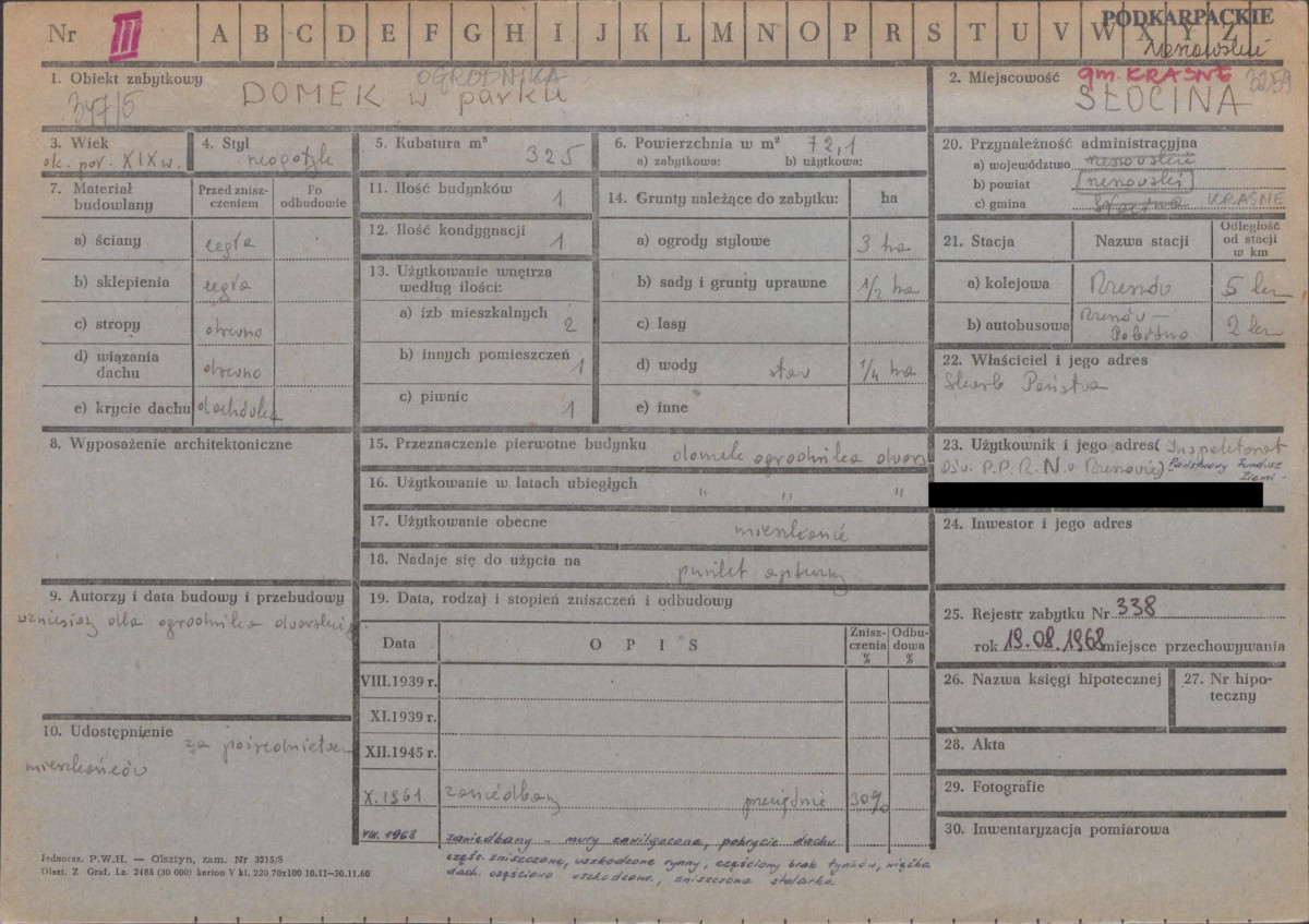 KZ - Karta zielona, skan nr 1