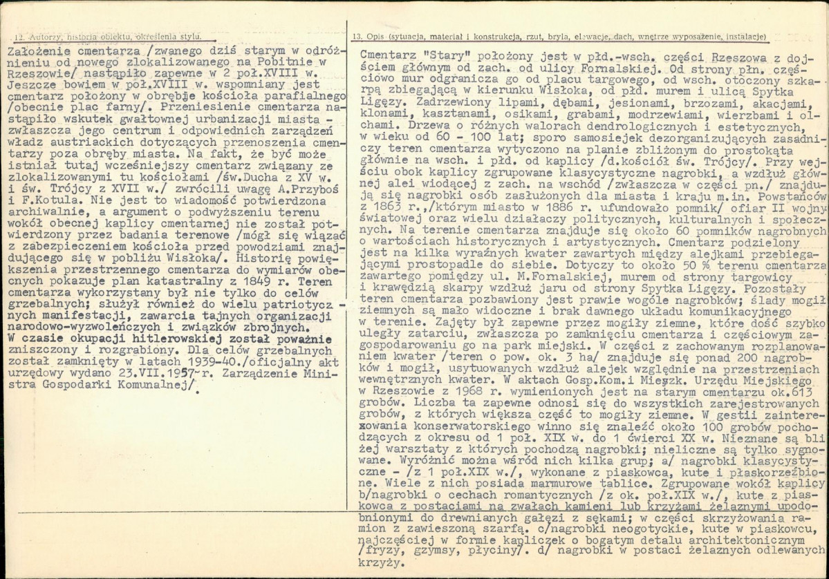 KC - Karta cmentarza, skan nr 2