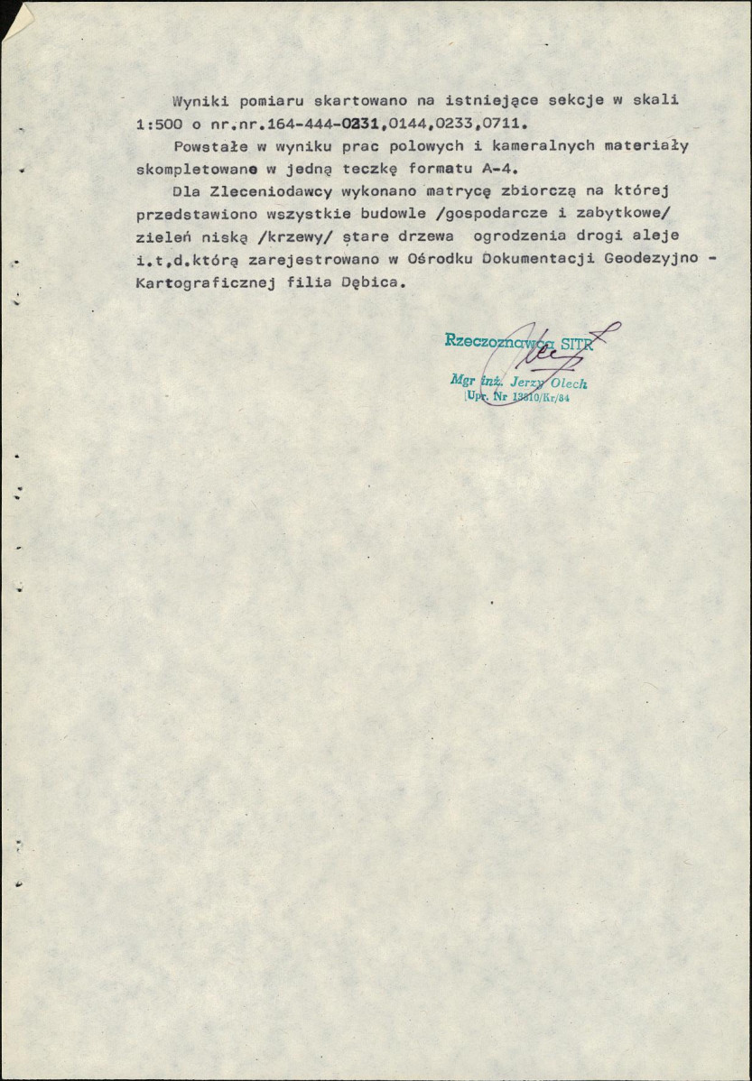 EP - Ewidencja parkowa, skan nr 86