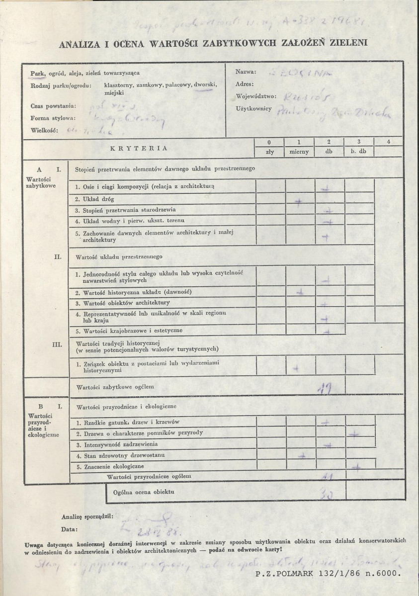 EP - Ewidencja parkowa, skan nr 3