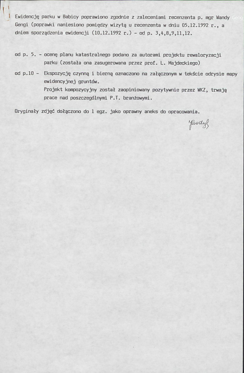 EP - Ewidencja parkowa, skan nr 8