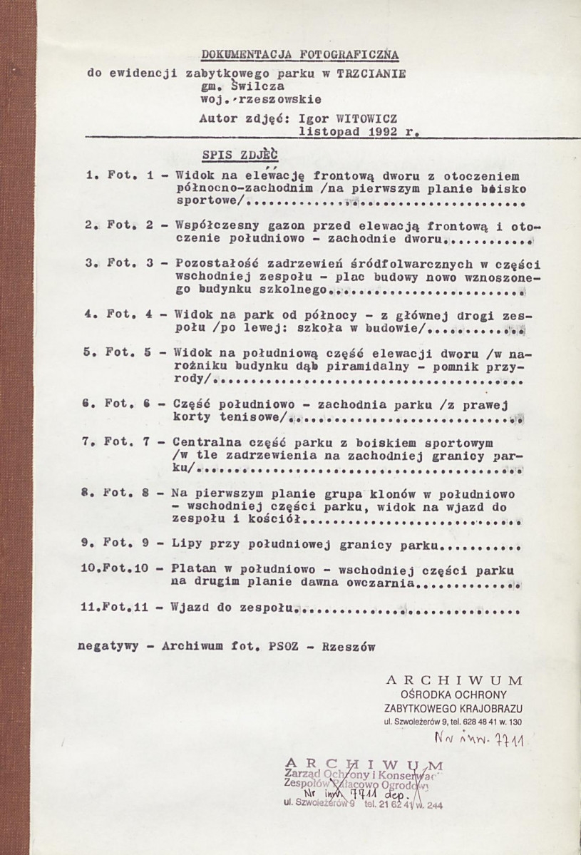 EP - Ewidencja parkowa, skan nr 54