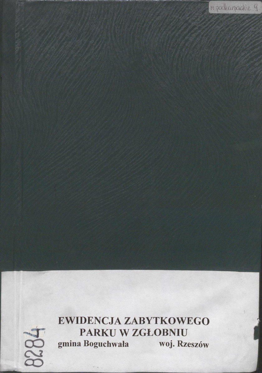 Ewidencja parkowa, skan nr 1