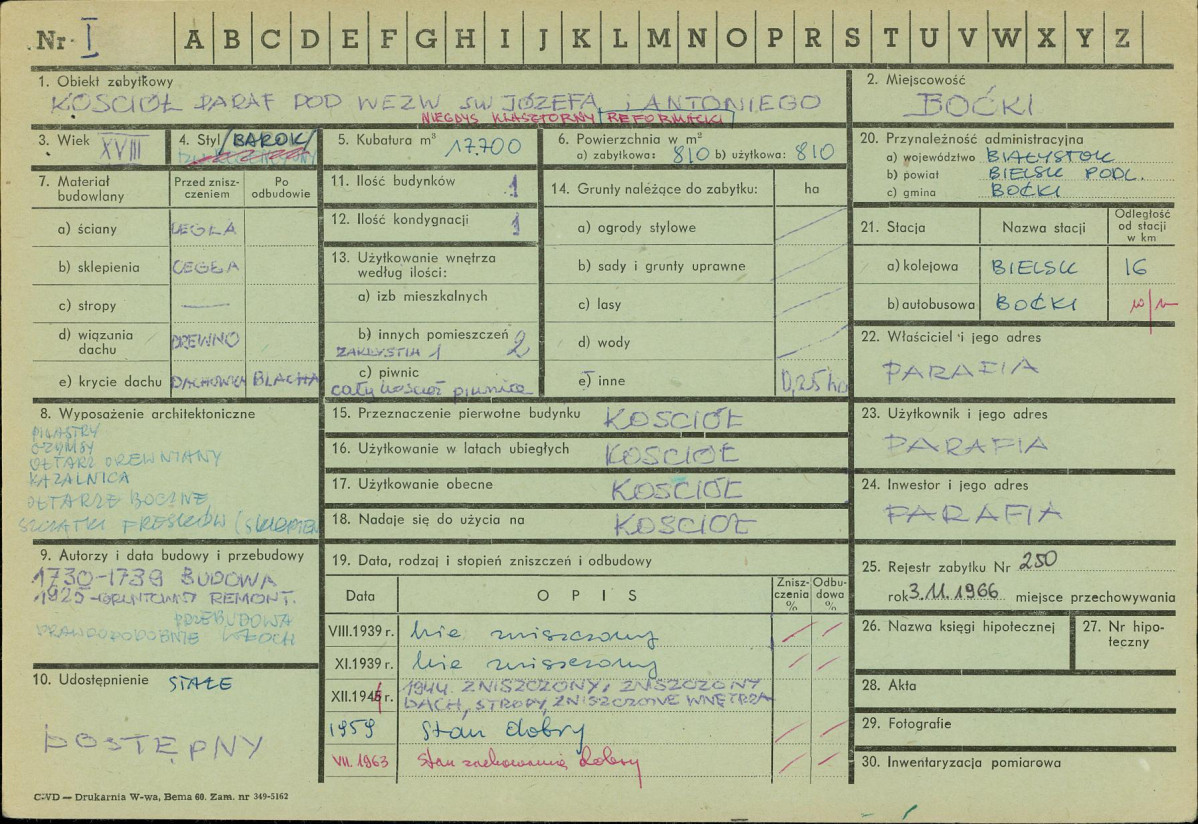 Karta zielona, skan nr 1