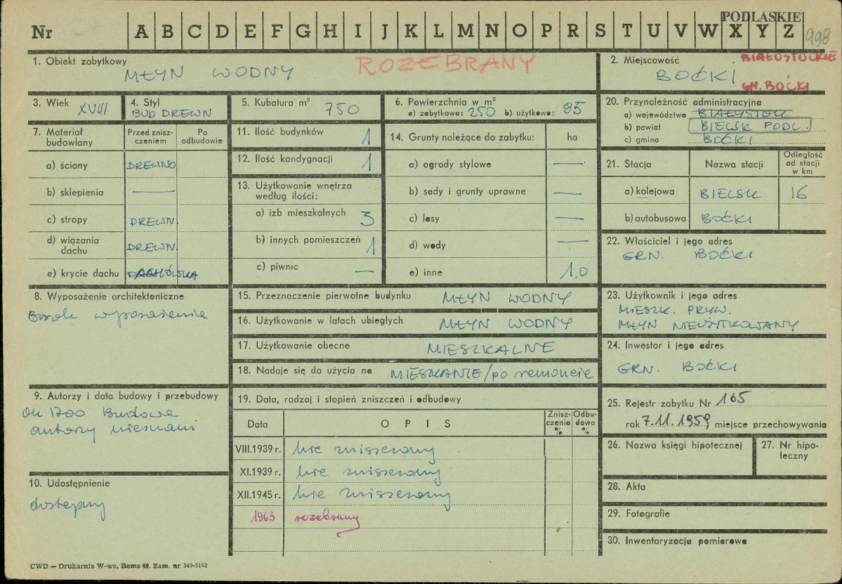 Karta zielona, skan nr 1