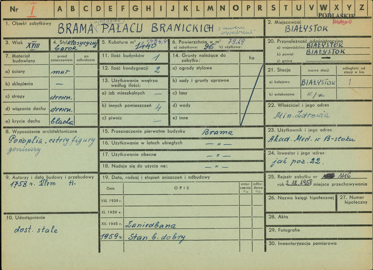 Karta zielona, skan nr 1