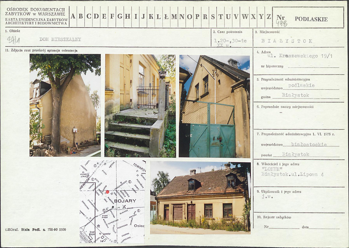 KB - Karta biała, skan nr 1