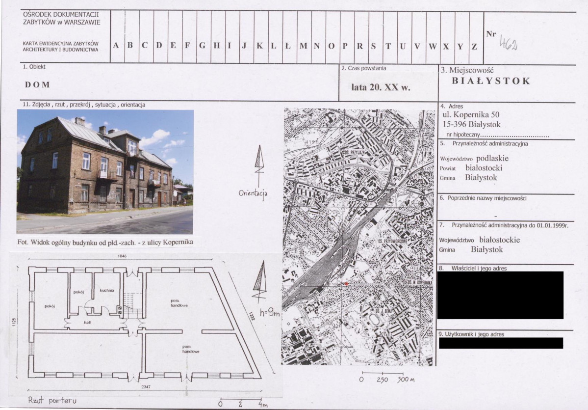 KB - Karta biała, skan nr 1