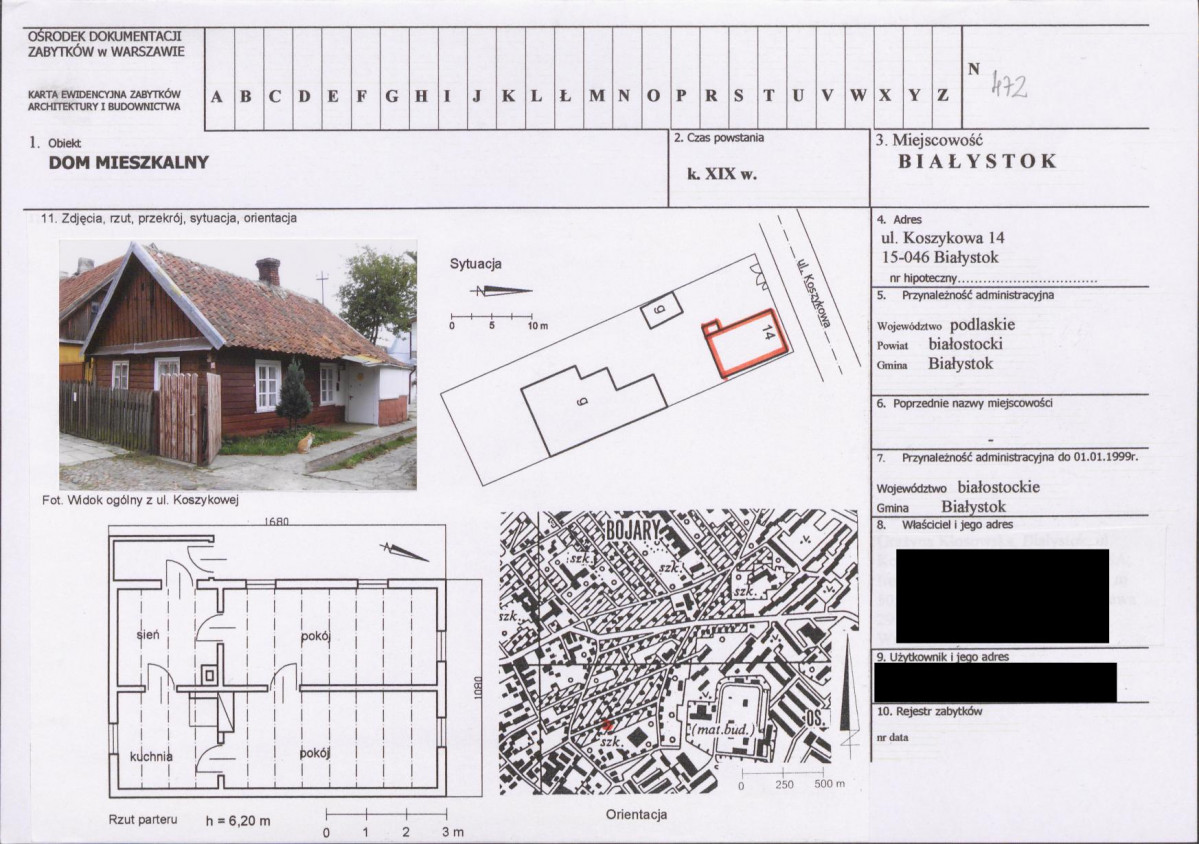 KB - Karta biała, skan nr 1