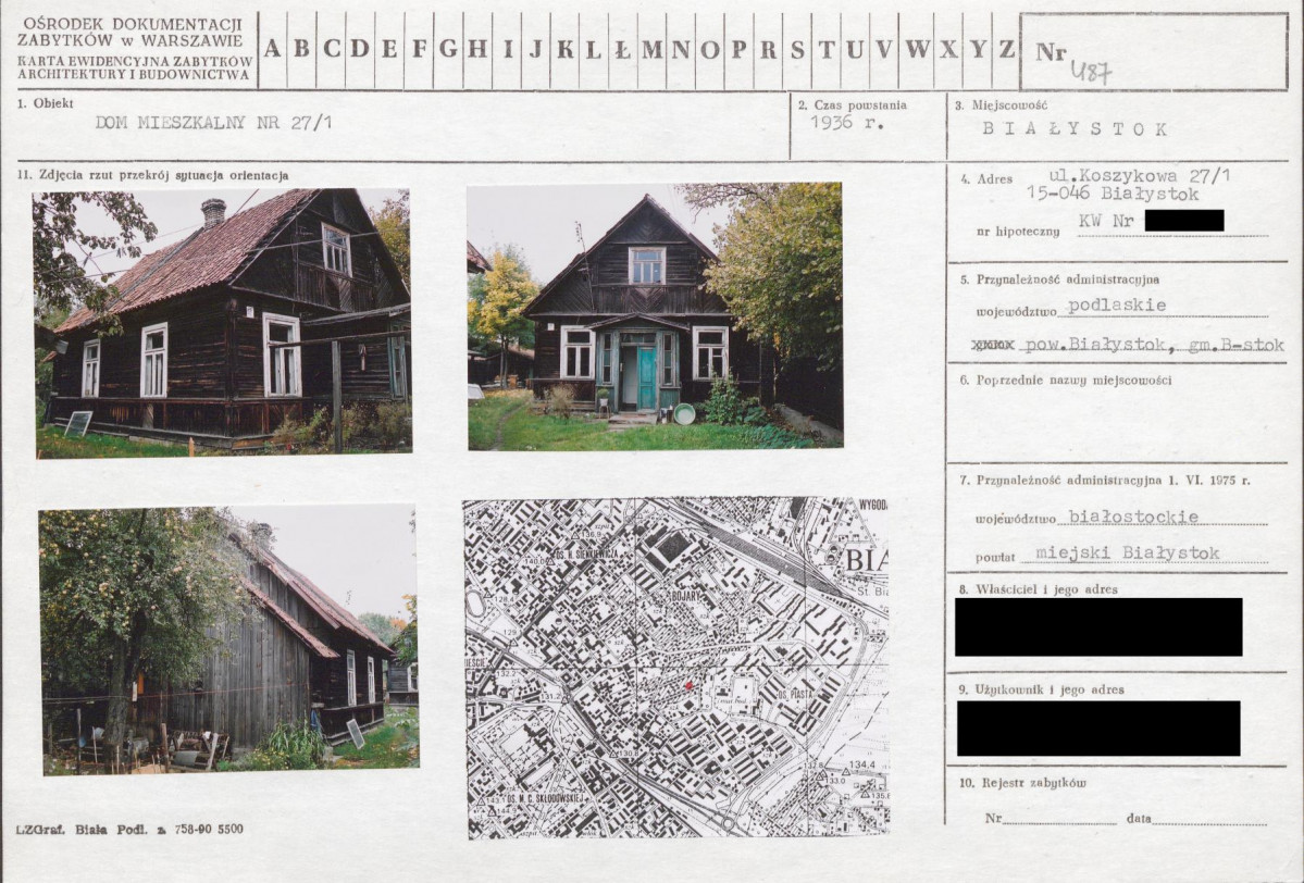 KB - Karta biała, skan nr 1