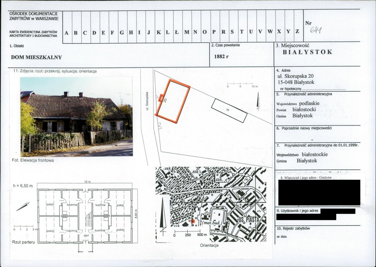 KB - Karta biała, skan nr 1